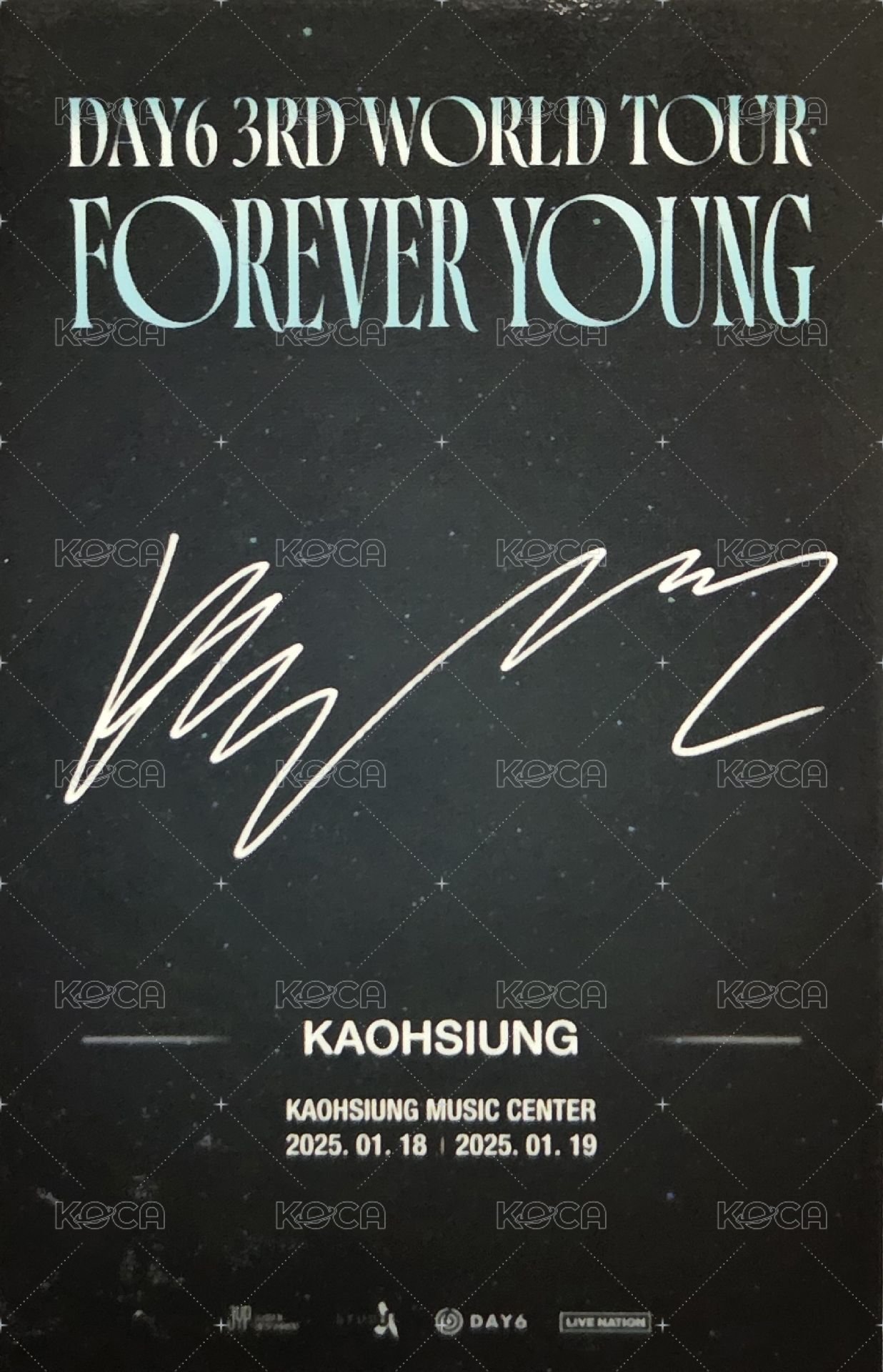 3rd世巡 高雄 入場卡 / 場限卡  背面