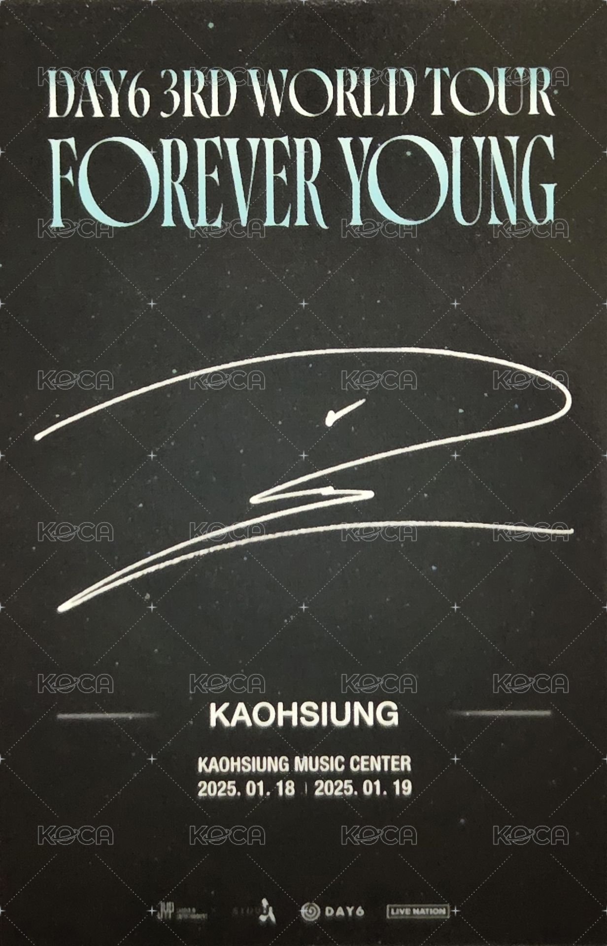 3rd世巡 高雄 入場卡 / 場限卡  背面