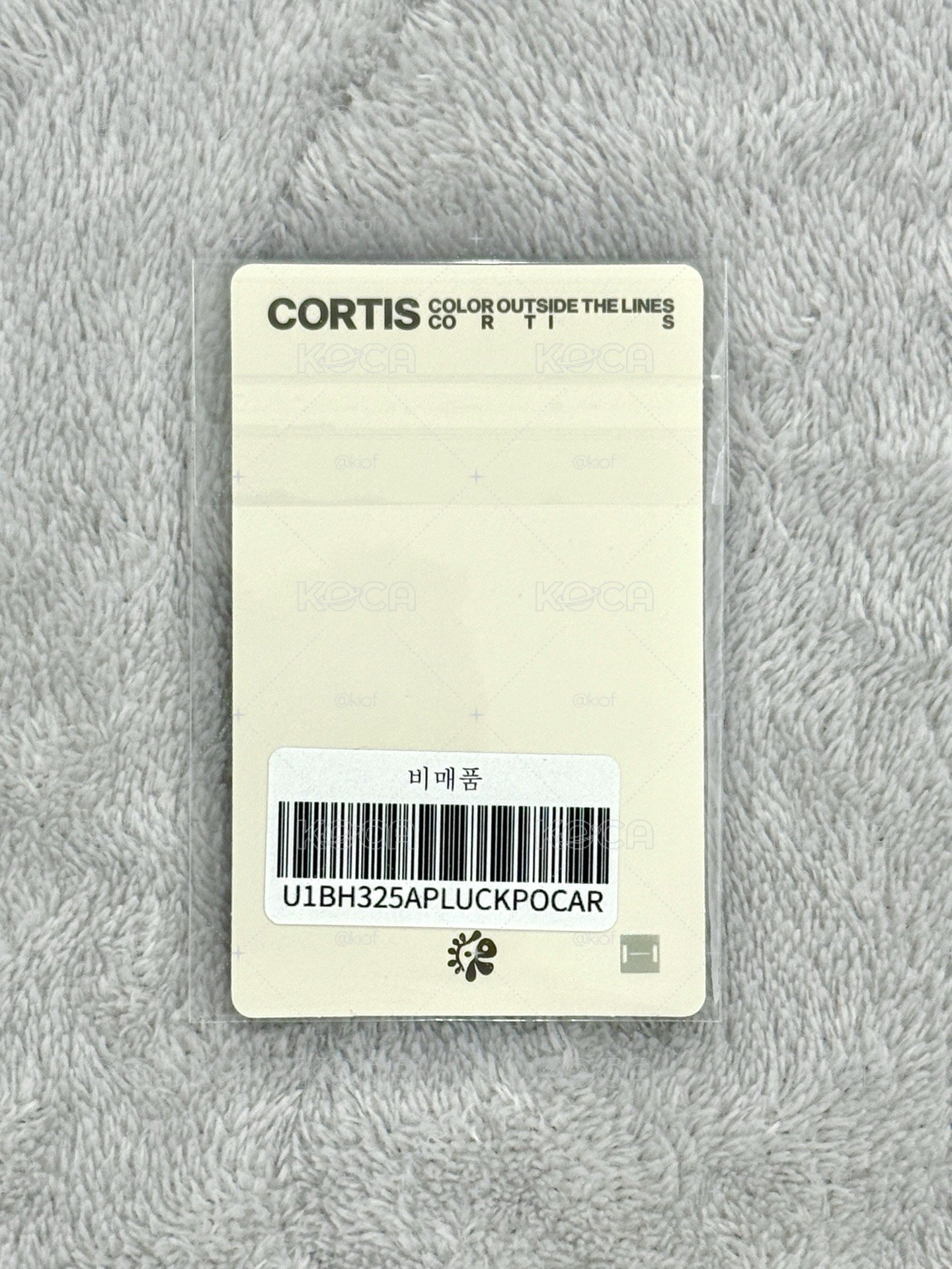 Cortis wvs 幸運卡鎬 有購買紀錄 原袋寄出