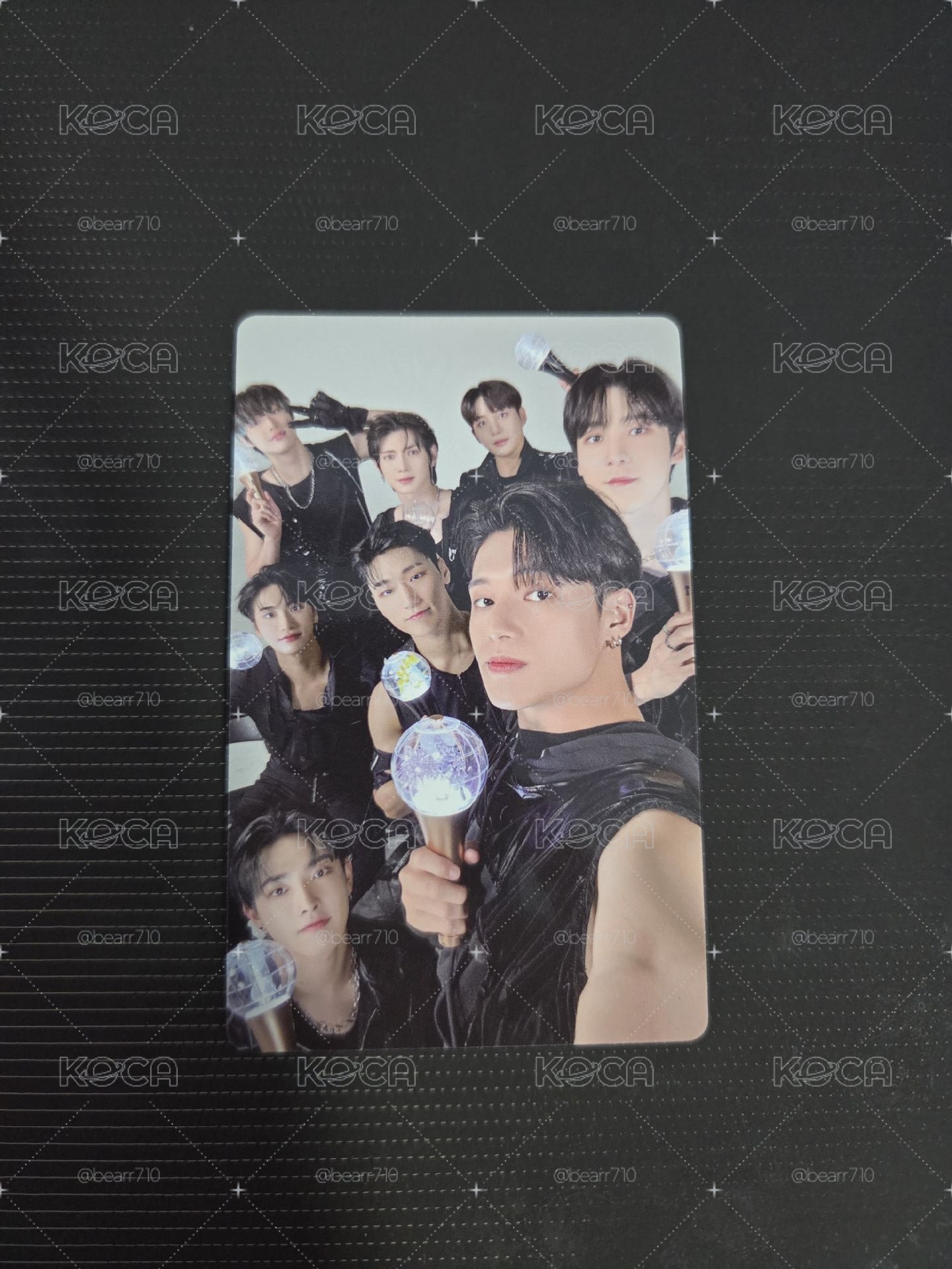 ATEEZ 手燈卡