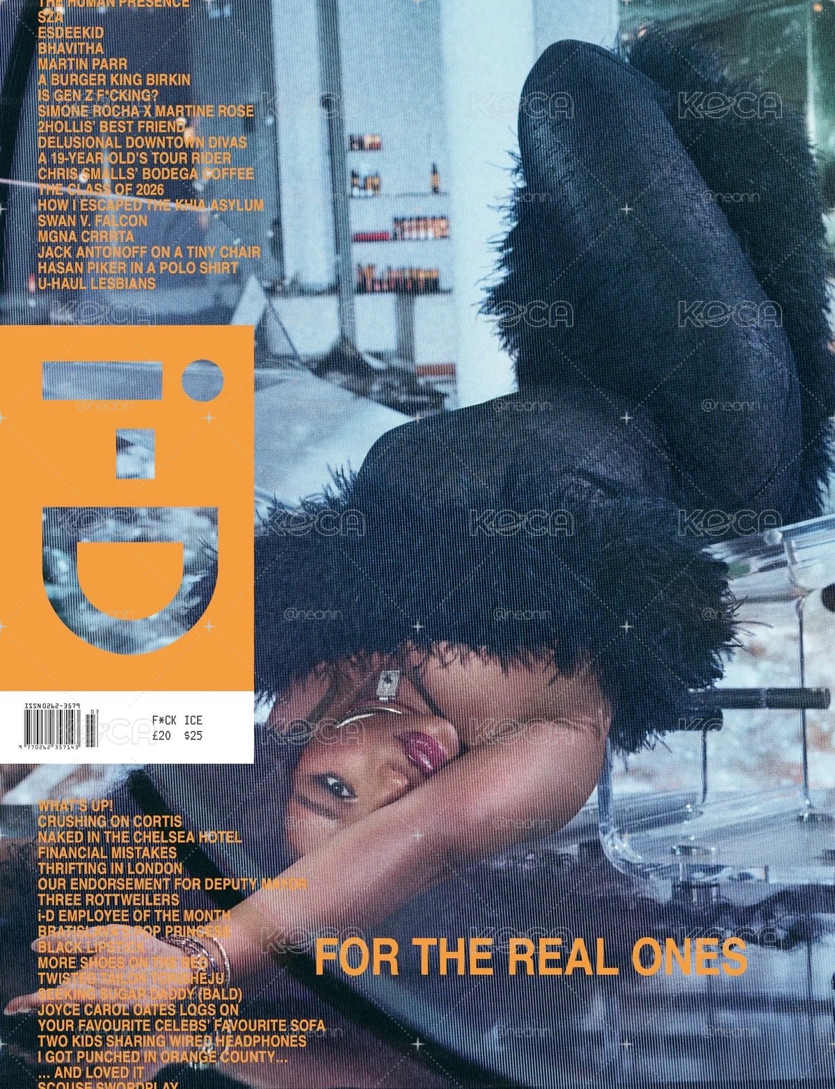 i-D 376 “The Lore Issue” — SZA Cover