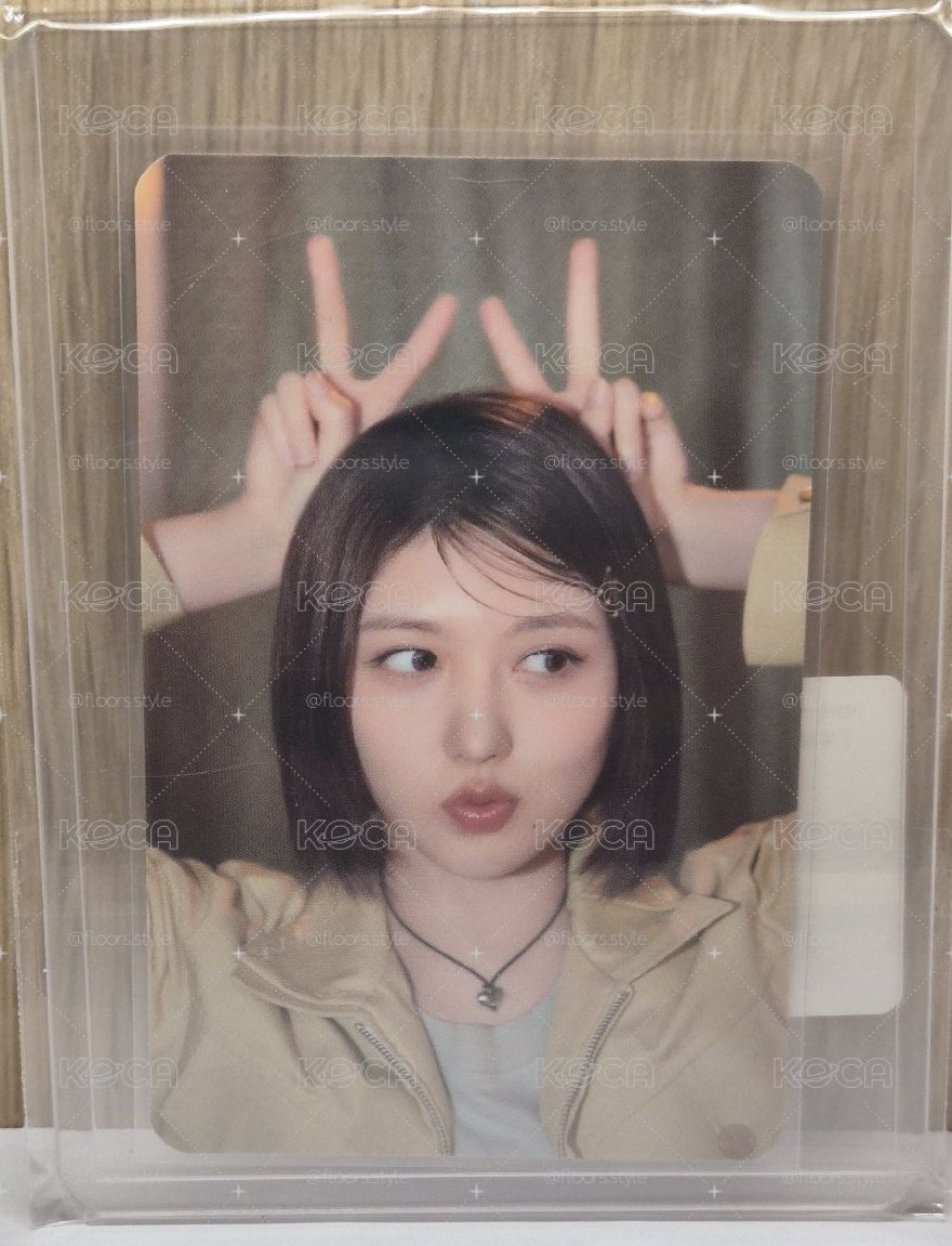IVE 玉米鬚茶 代言卡 GAEUL