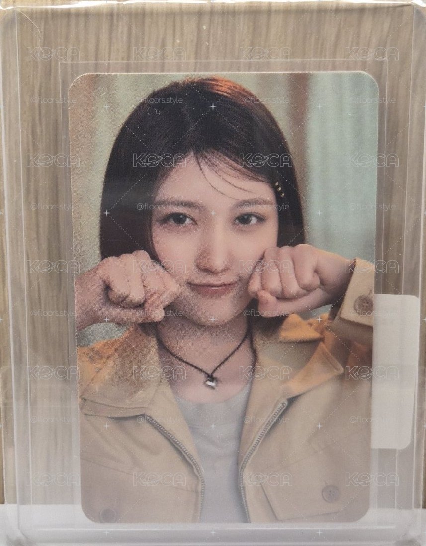 IVE 玉米鬚茶 代言卡 GAEUL