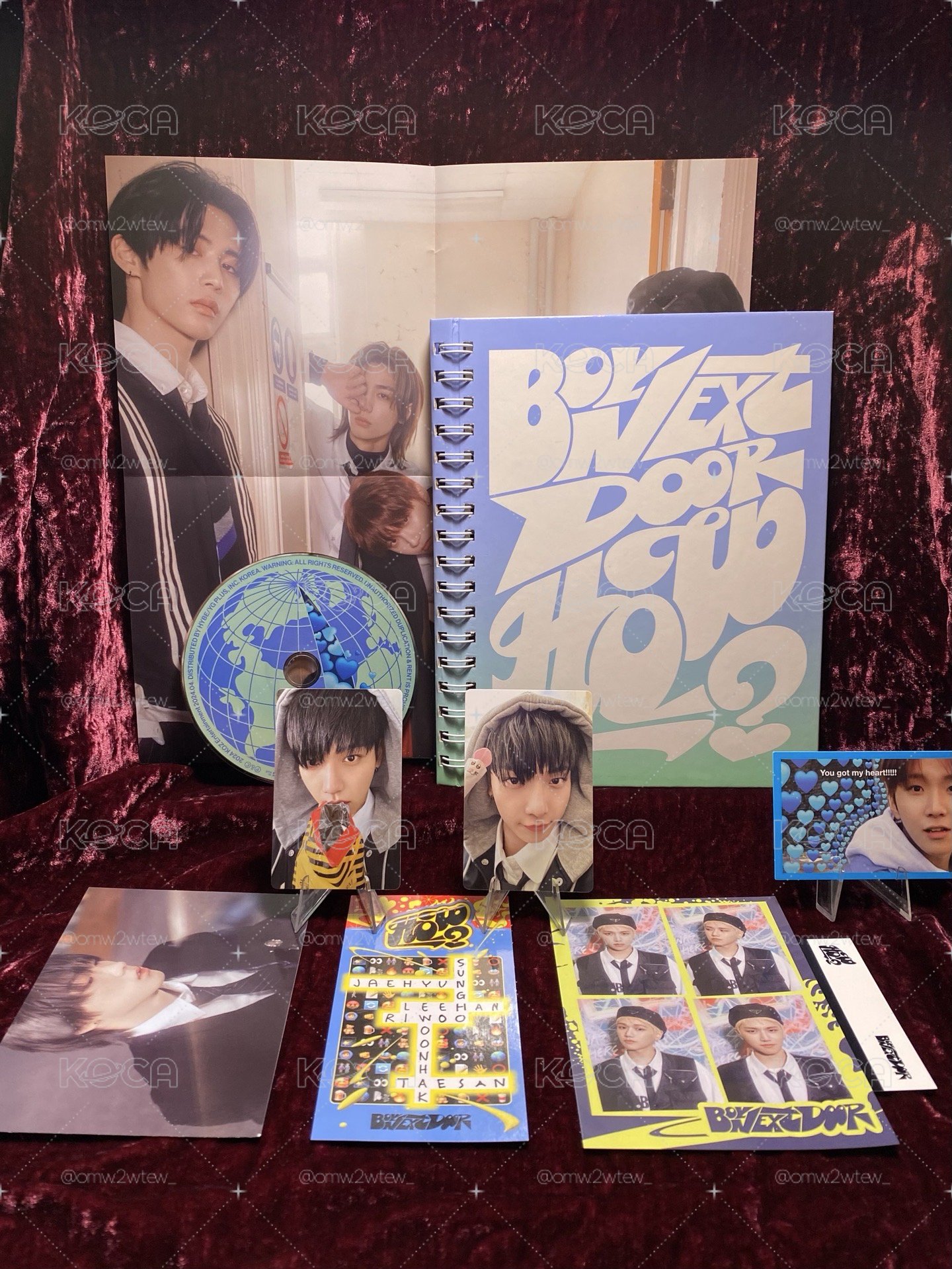 ⎝BOYNEXTDOOR⎞降價售 🥊2nd EP [HOW?] Earth Ver. 全專