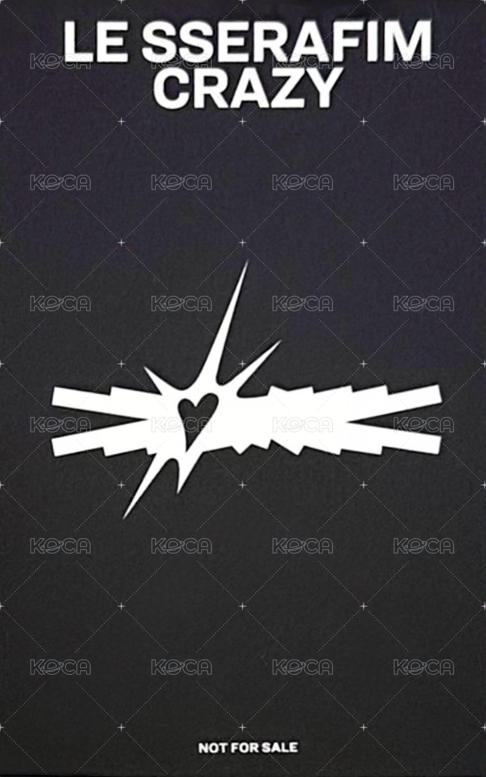 CRAZY 環球 單封預售 特典卡  背面