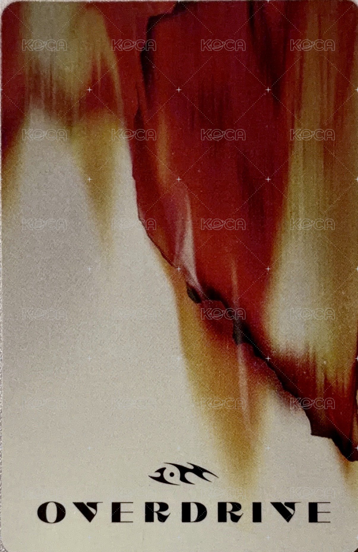 OVERDRIVE 索尼 US ONLY 專輯卡 I.M OVERDRIVE JEWEL ver. 美通殼版專輯小卡 背面