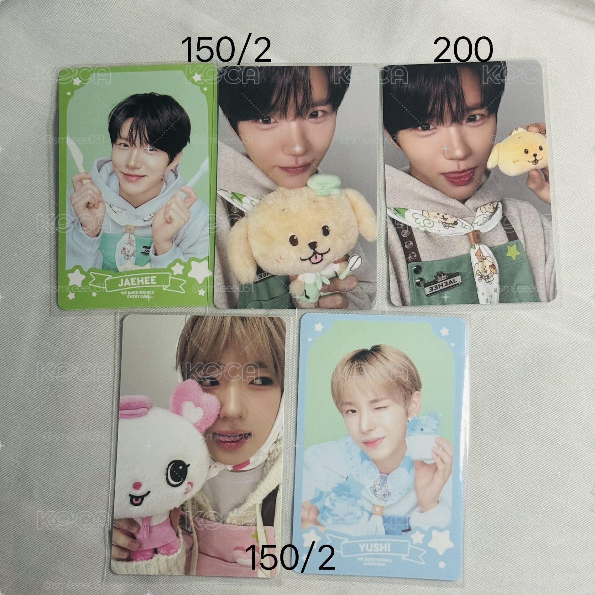NCT WISH  WISH BAKERY 隨機卡 滿額卡