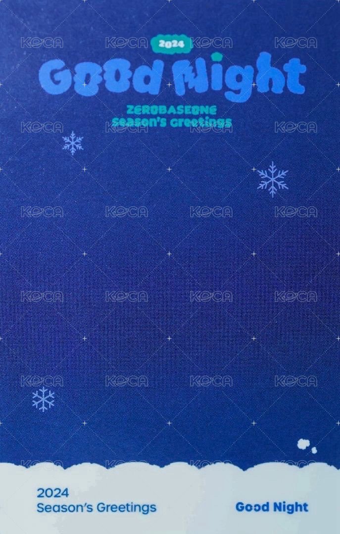 24'SG gm 特典卡 麋鹿 背面