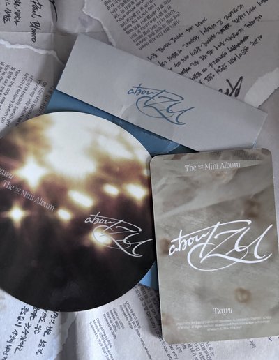 世首美子瑜1st mini solo手作小禮盒 