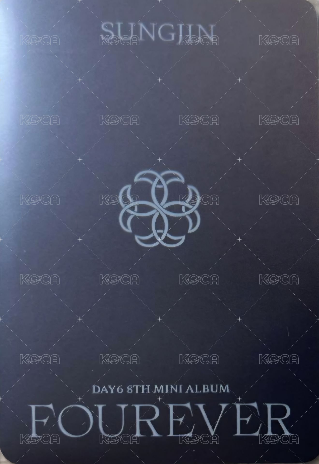 迷八 一般專 專輯卡 黑版 背面