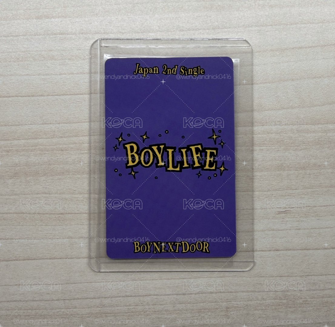 ✨宰鉉 BOYLIFE 日咖 單封 特典卡 