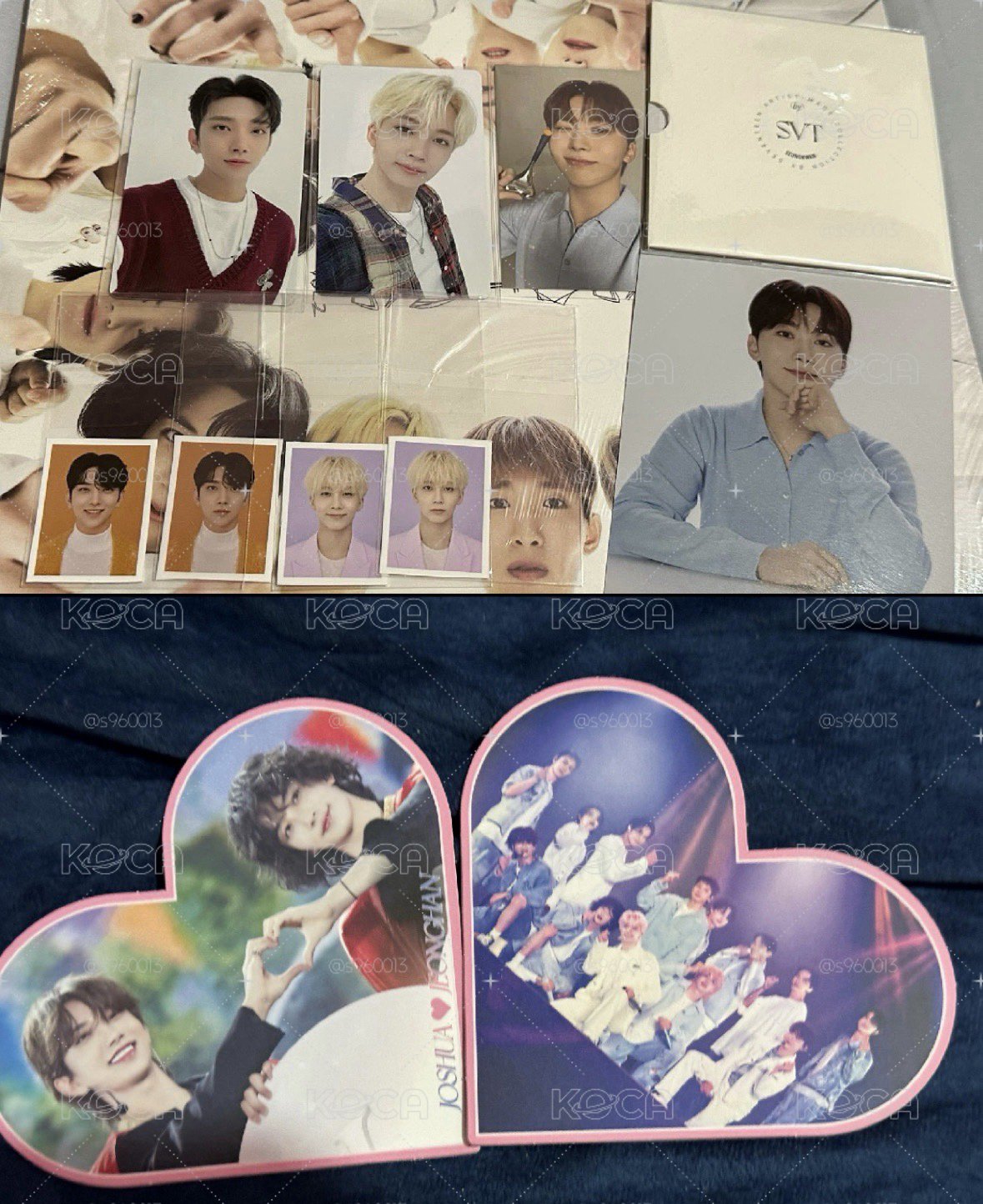 尹洪知漢一生久久 seventeen artist-made 證件照 漢秀愛心卡 love