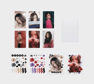 全新現貨 JISOO ME 周邊 咕卡組 裝飾小卡組