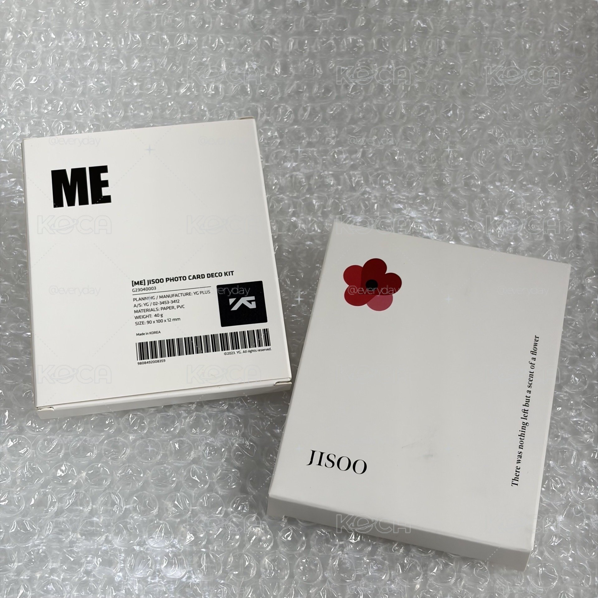 全新現貨 JISOO ME 周邊 咕卡組 裝飾小卡組