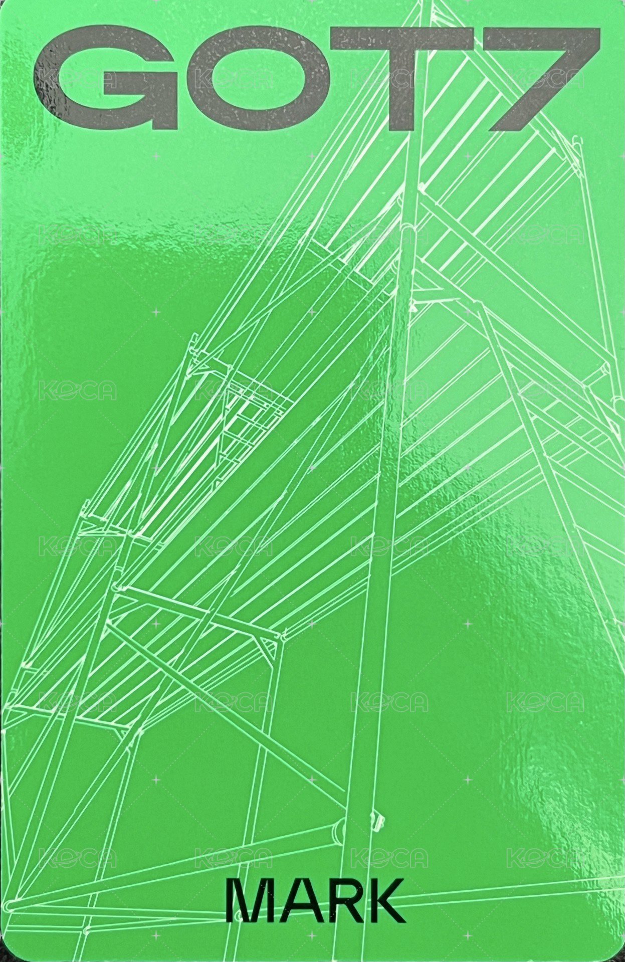 GOT7 專輯卡  背面