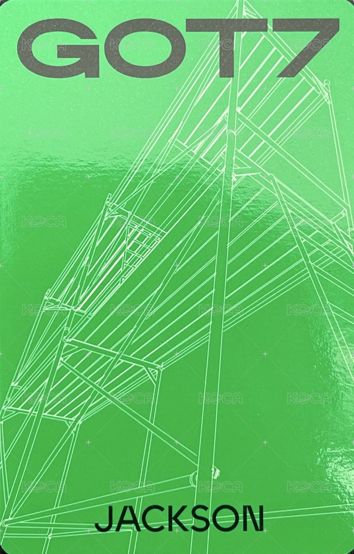 GOT7 專輯卡  背面