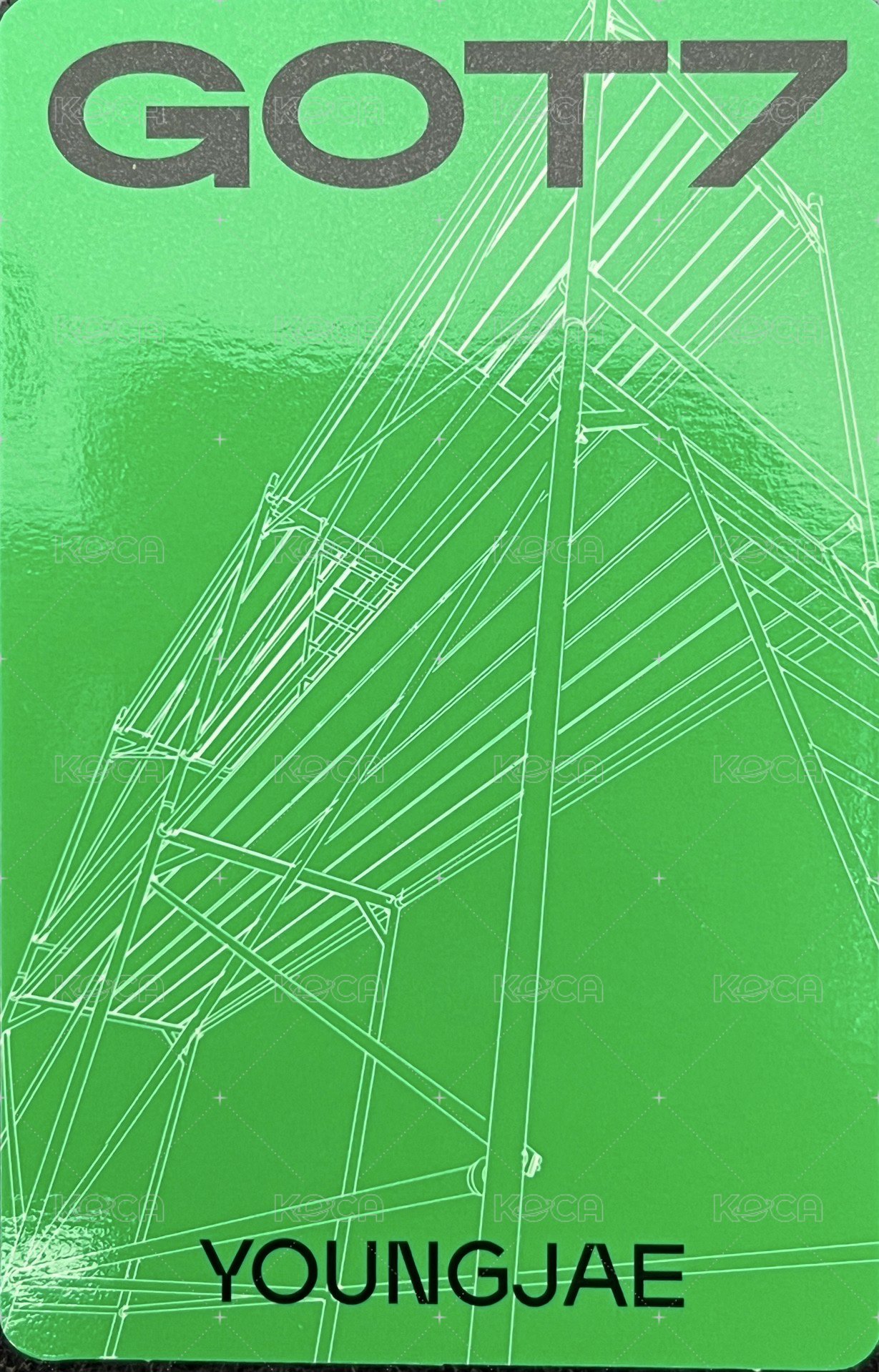 GOT7 專輯卡  背面