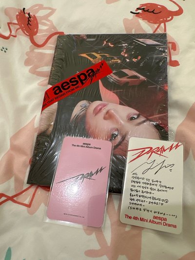 Drama 專輯 Giant Ver.（已拆全專含卡）giseel 版本+wm特典冬