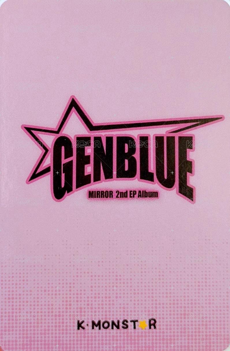 MIRROR km 2.0 咕卡 幸運卡  背面