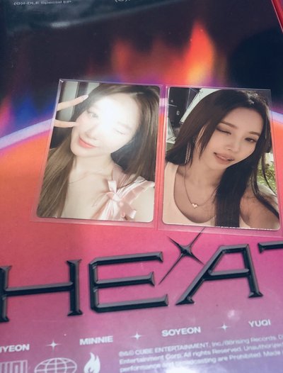 HEAT PB B版無透卡(其餘全在)+F版已拆全專