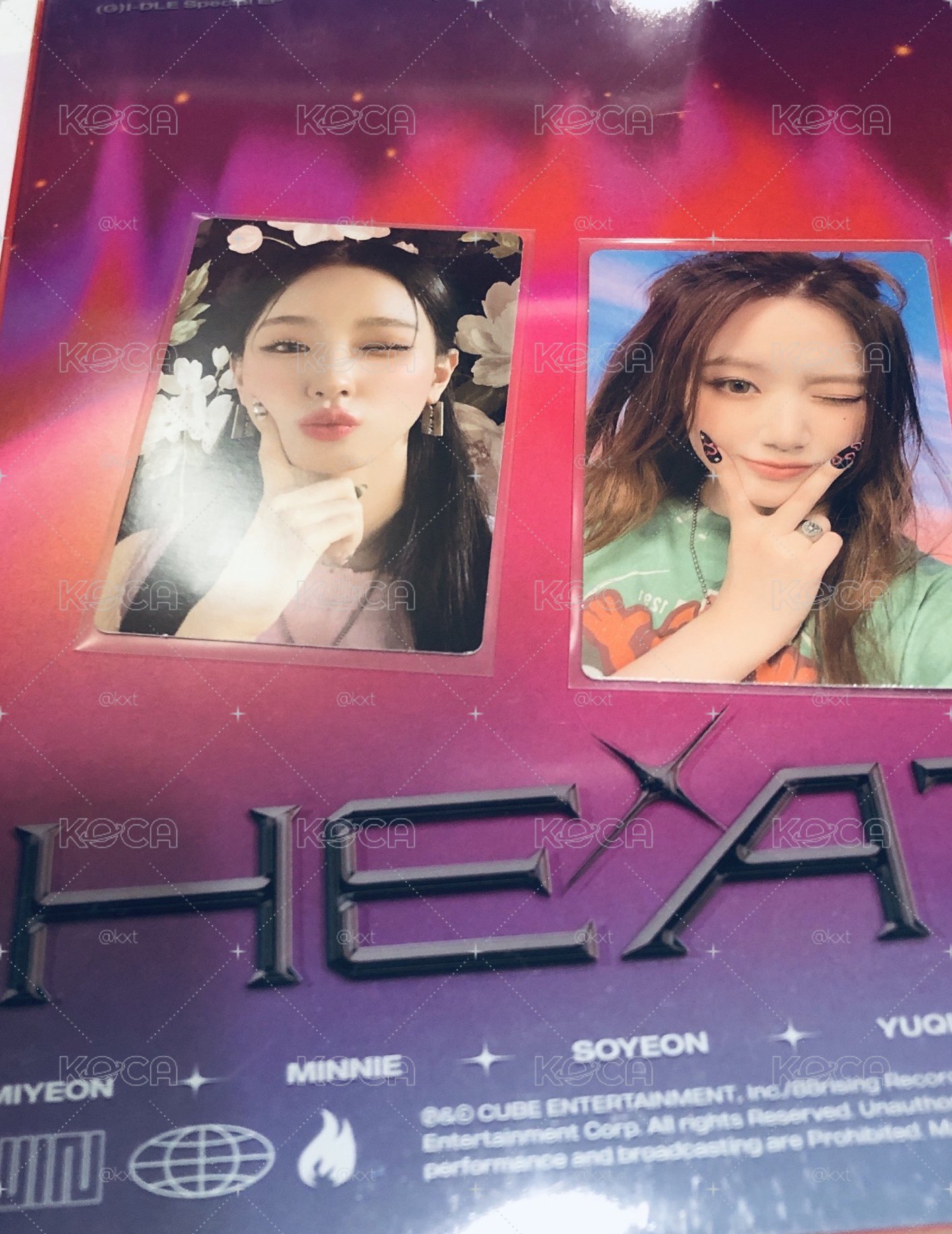 HEAT PB B版無透卡(其餘全在)+F版已拆全專