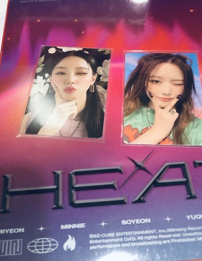 HEAT PB B版無透卡(其餘全在)+F版已拆全專