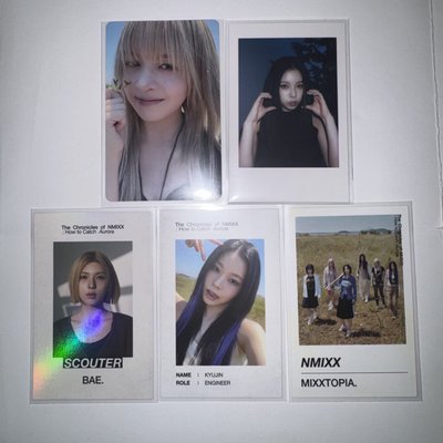 𝙉𝙈𝙄𝙓𝙓🐳<How to Catch Aurora>極光寫真 滿額卡 特典 隨機卡｜莉裴圭