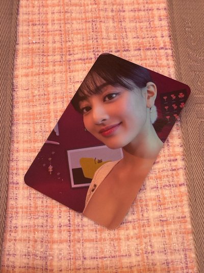 （🧵可綁可單帶）Jihyo TWICE ready to be特典卡