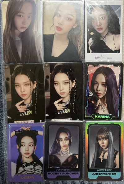 aespa 小卡 特典 專卡