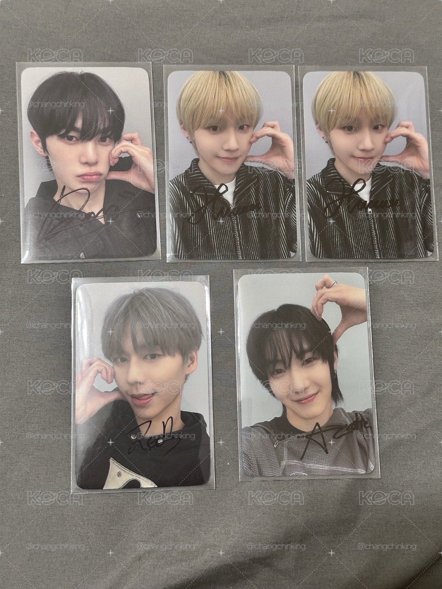 TUNEXX 親簽小卡 showcase kuji c賞