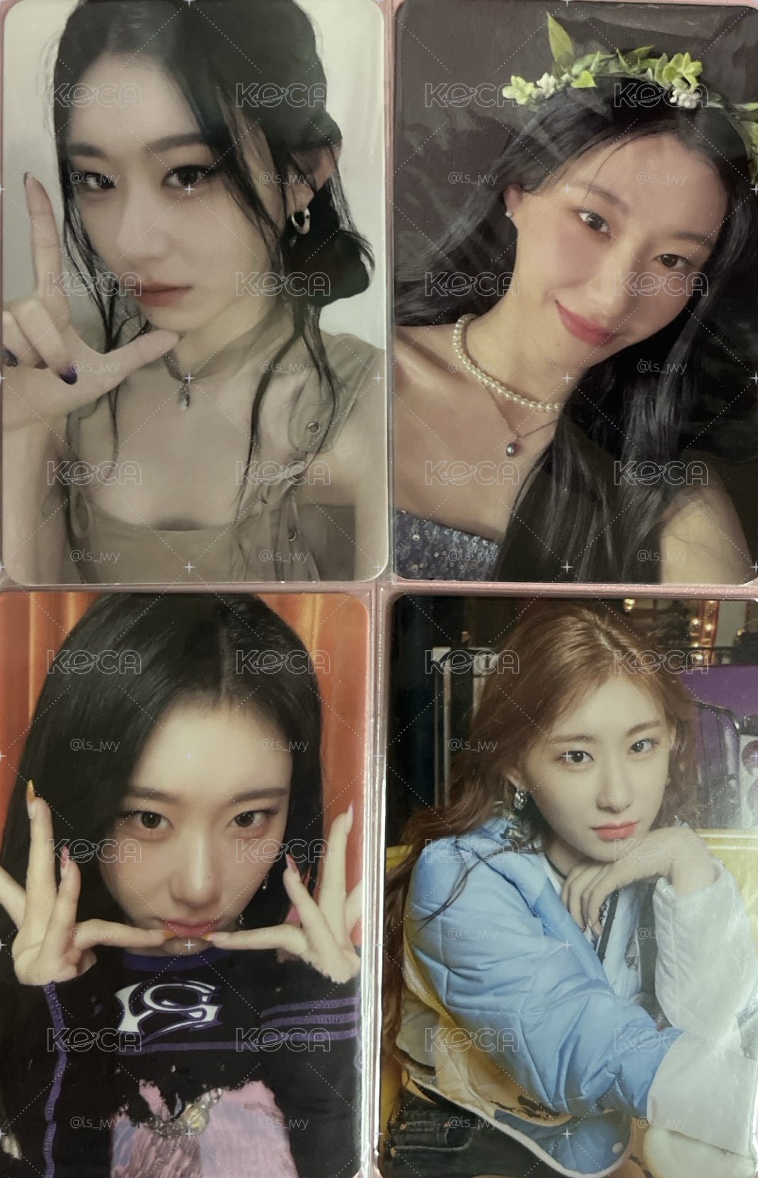 ITZY 彩領小卡