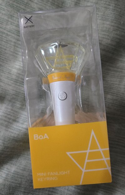 BoA-MINI FANLIGHT KEYRING 官方應援手燈鑰匙圈