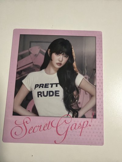 IVE SECRET 專輯卡 gasp ver.