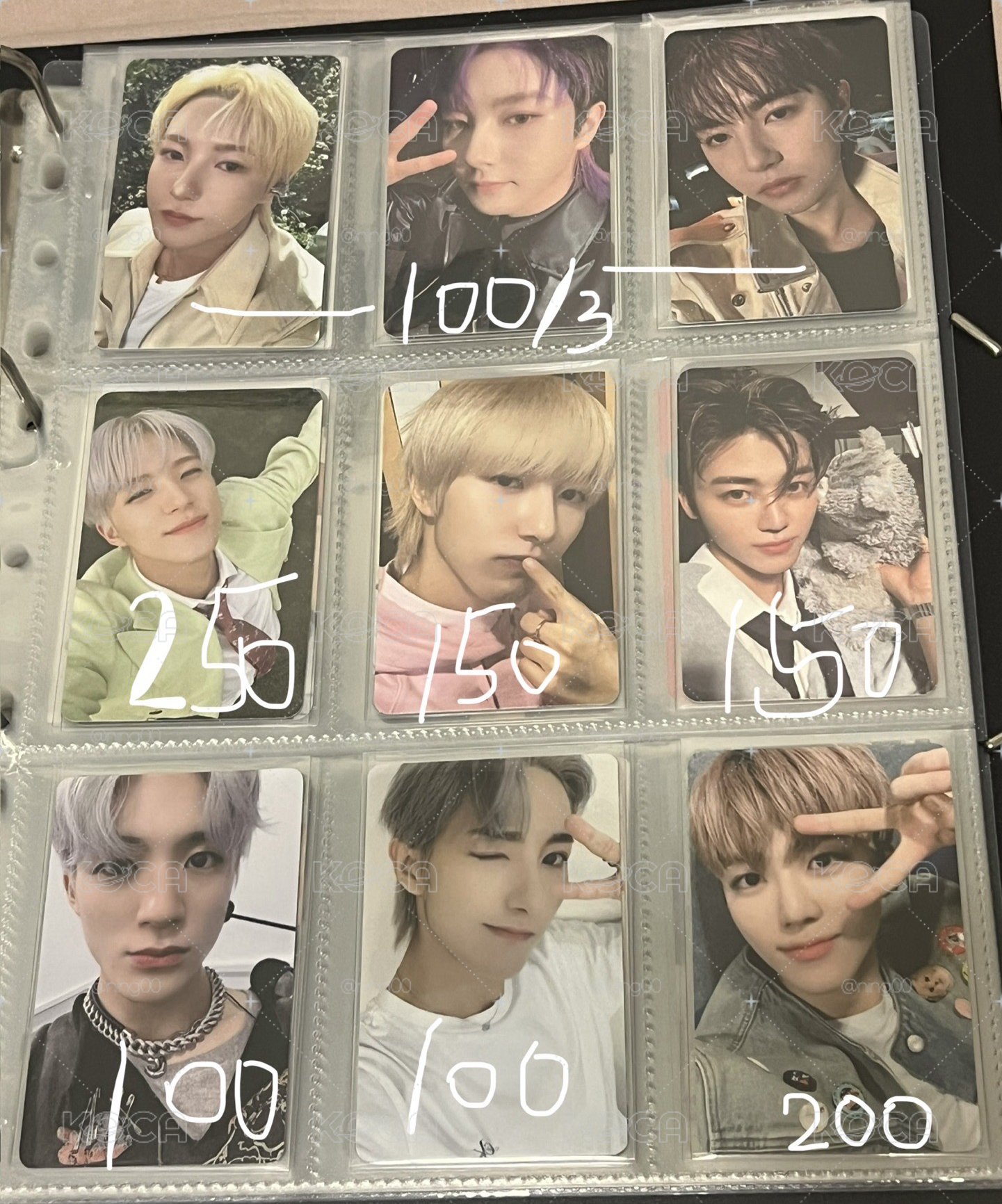nct dream小卡