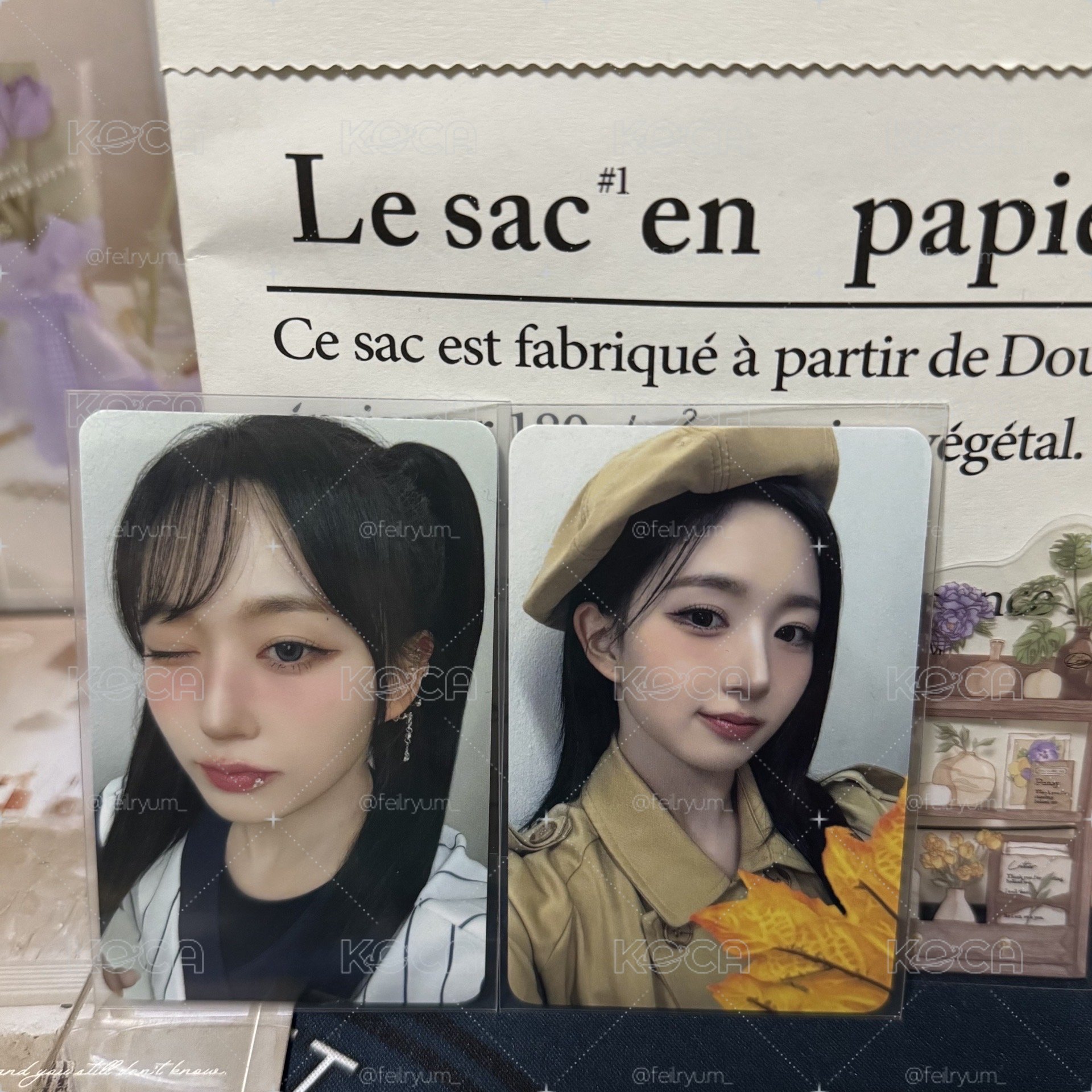 𝙉𝙈𝙄𝙓𝙓🐳<Fe3O4: STICK OUT>ms幸運卡 耳骨夾&楓葉ver.｜Haewon