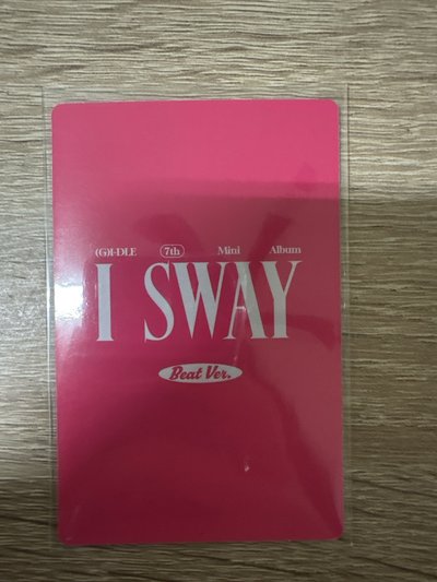 娟I SWAY 專輯卡 