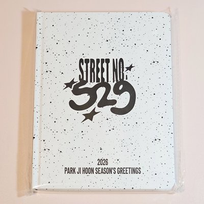 朴志訓 2026年曆 筆記本 拆出