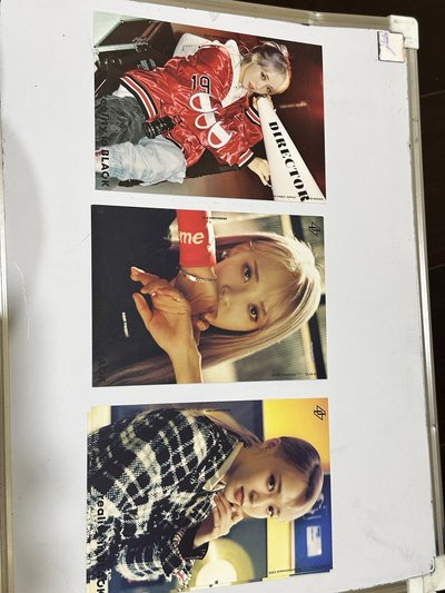 Mamamoo 黑專歌詞卡 專卡 玟星個人專貼紙