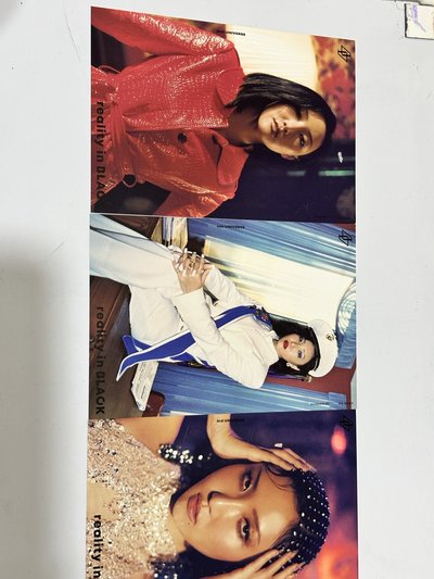 Mamamoo 黑專歌詞卡 專卡 玟星個人專貼紙