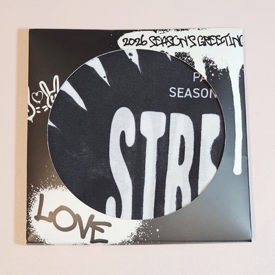 朴志訓 2026年曆 方巾 拆出