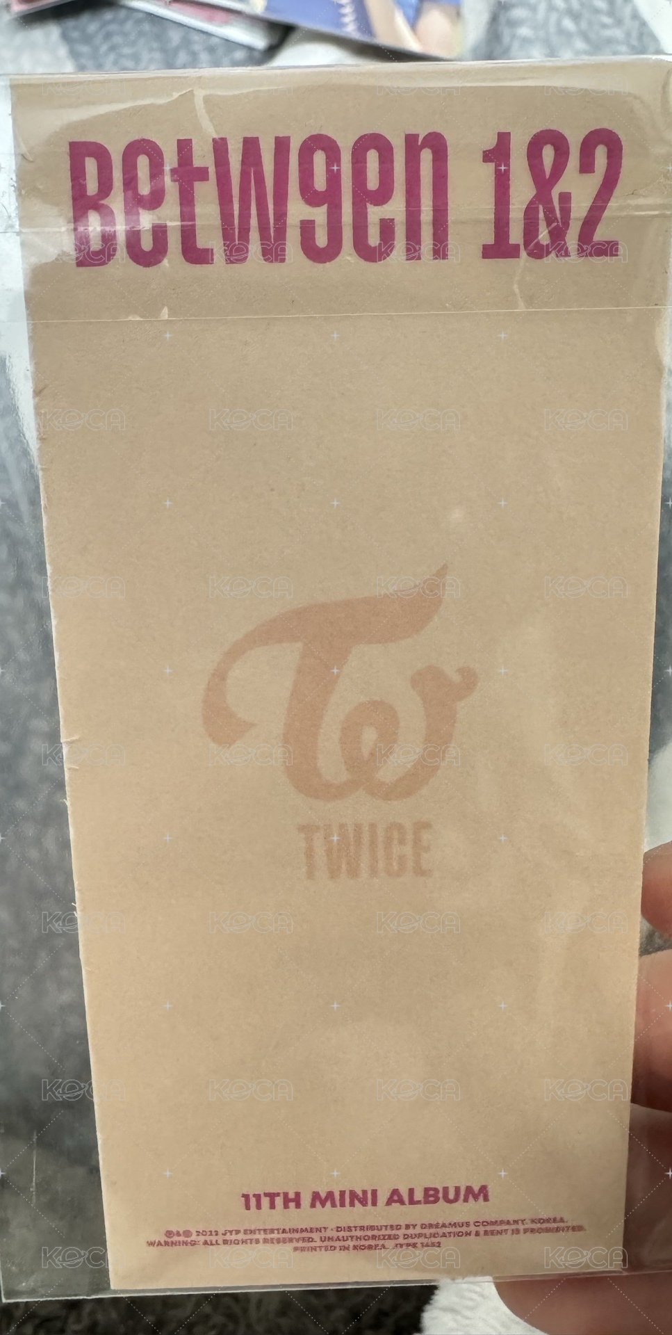 迷11 jyp 美版親簽 簽名卡 志效親簽 背面