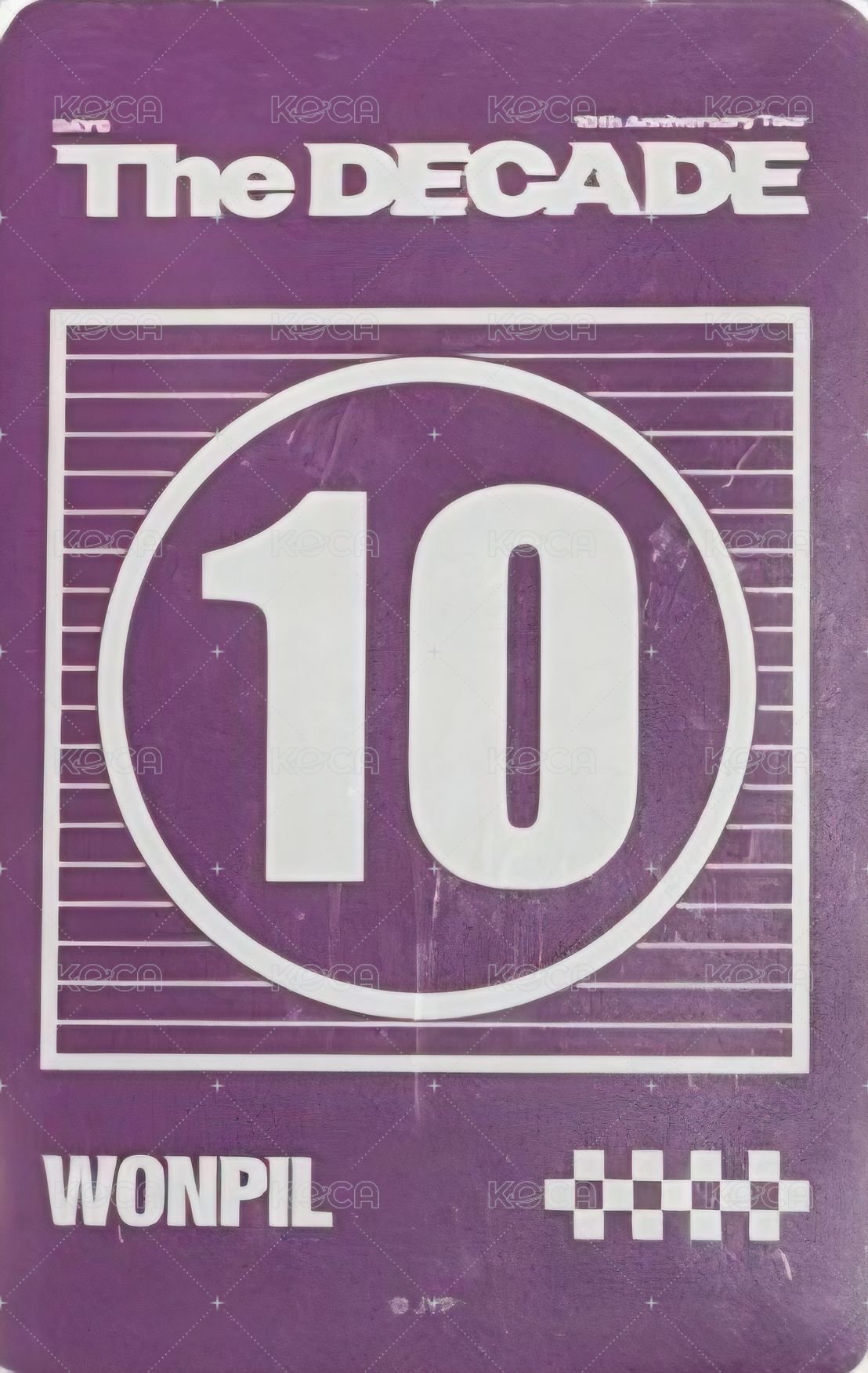 10週年 地方場 大邱線下 滿額卡  背面