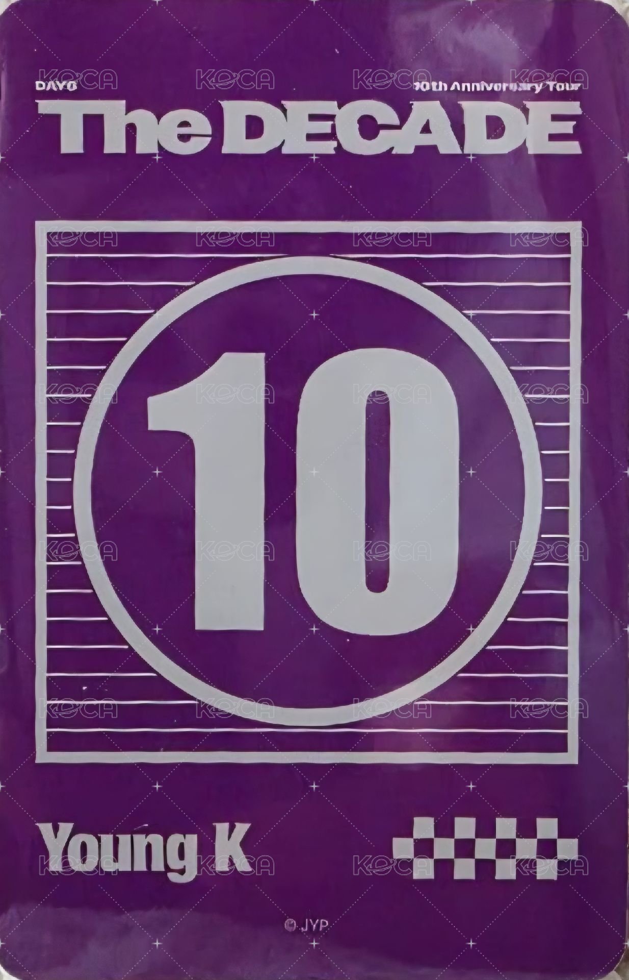 10週年 地方場 大邱線下 滿額卡  背面