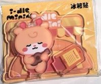 i-dle minini咖啡廳快閃店 磁鐵 冰箱貼