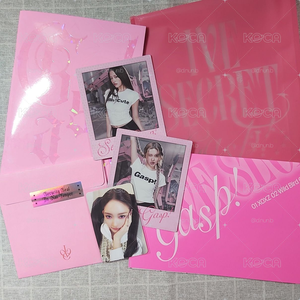 已拆專 俞秋拍立得 瑞專卡 SECRET 專輯 Gasp! ver.