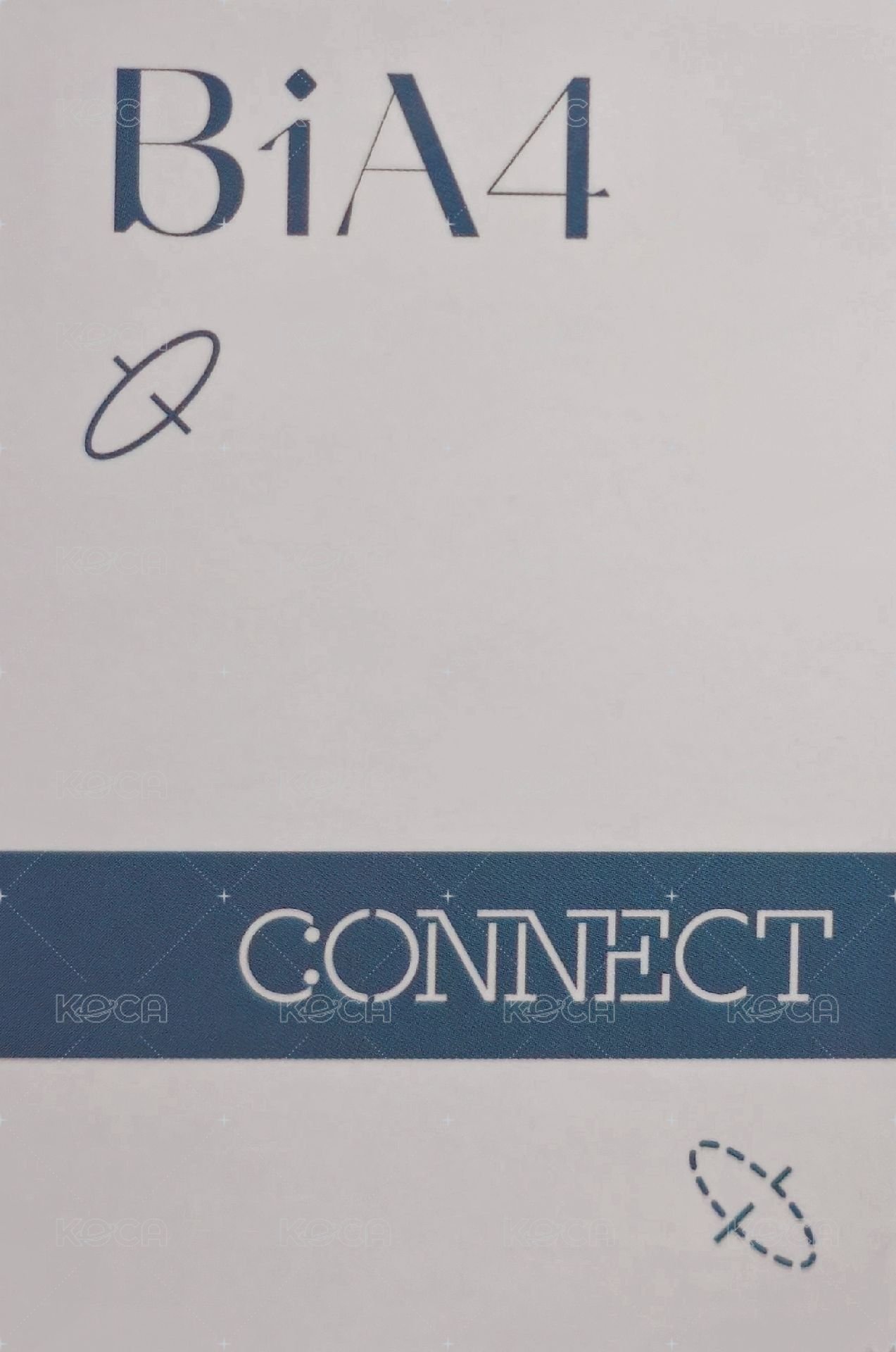 CONNECT 電子專 專輯卡  背面