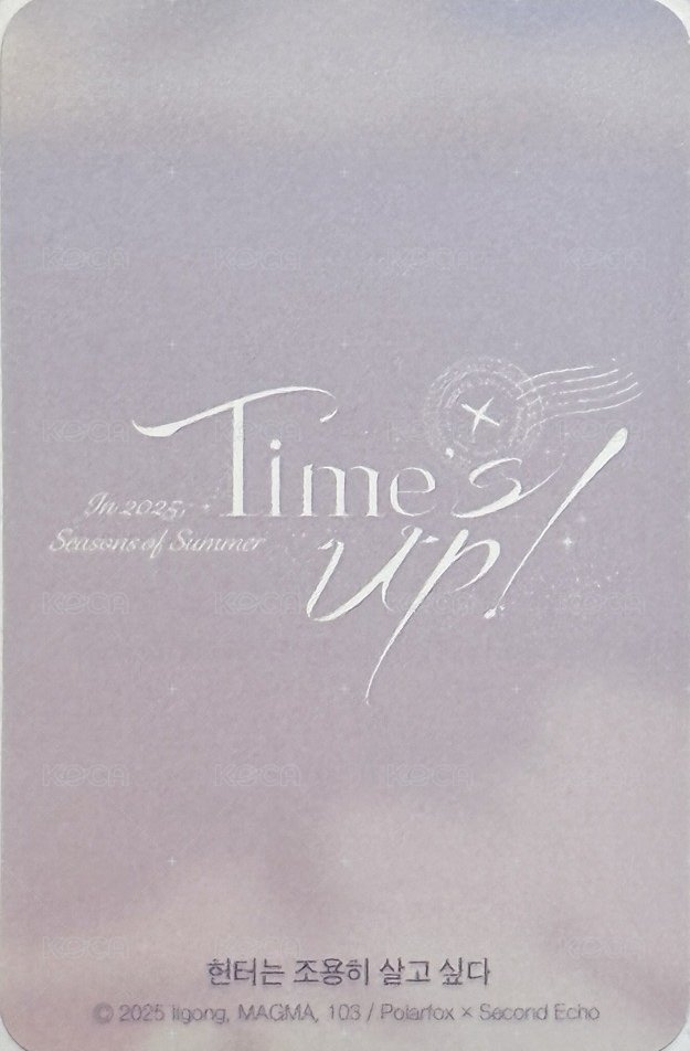 2025Time’s Up!   隨機卡 北極狐小卡 背面