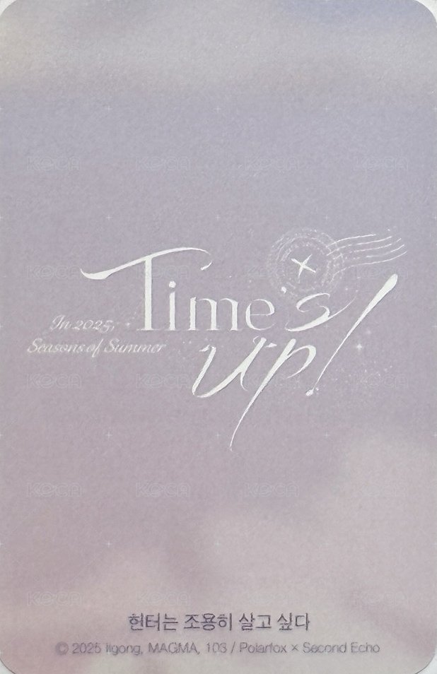 2025Time’s Up!   隨機卡 北極狐小卡 背面