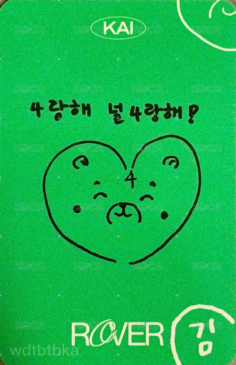 Rover 專輯卡  背面