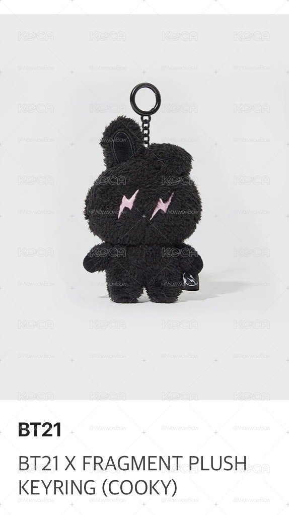 BT21 x Fragment 吊飾 Cooky 